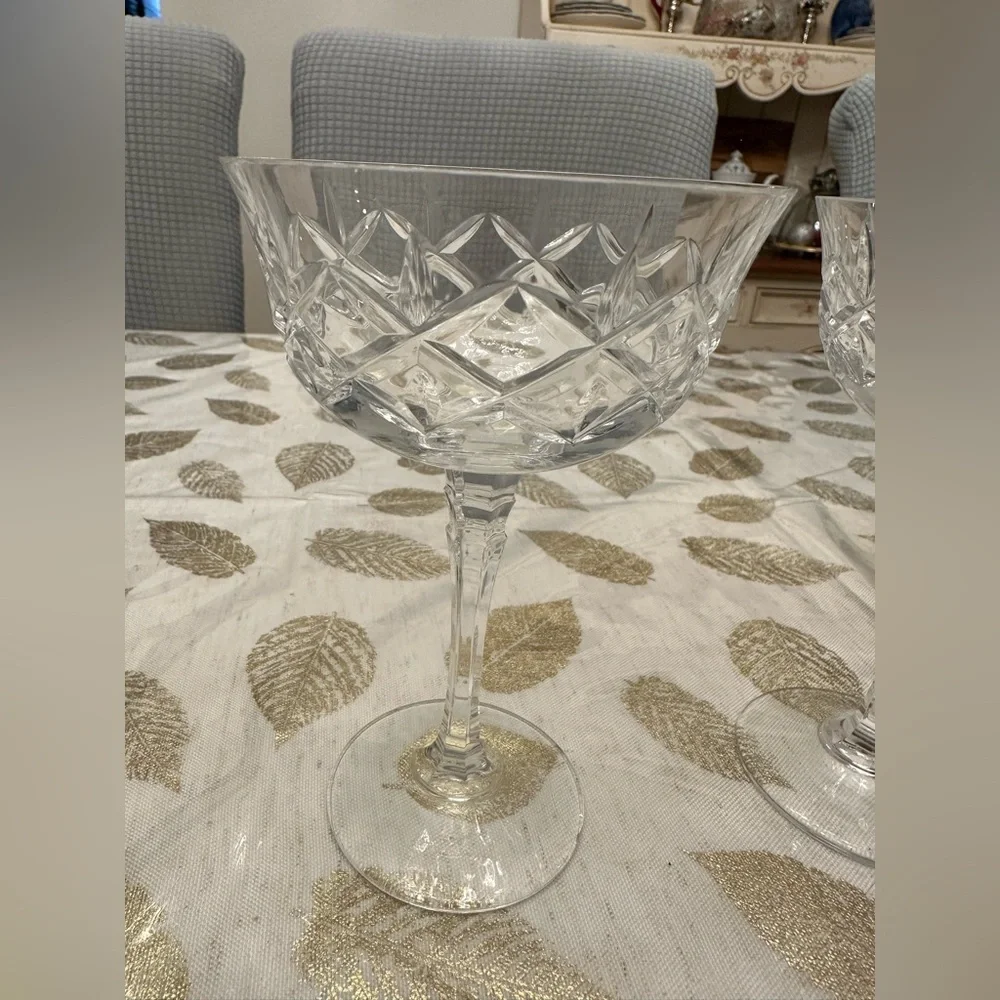 Vintage Mikasa, Dorset champagne / coupe glasses Set of Two excellent condition